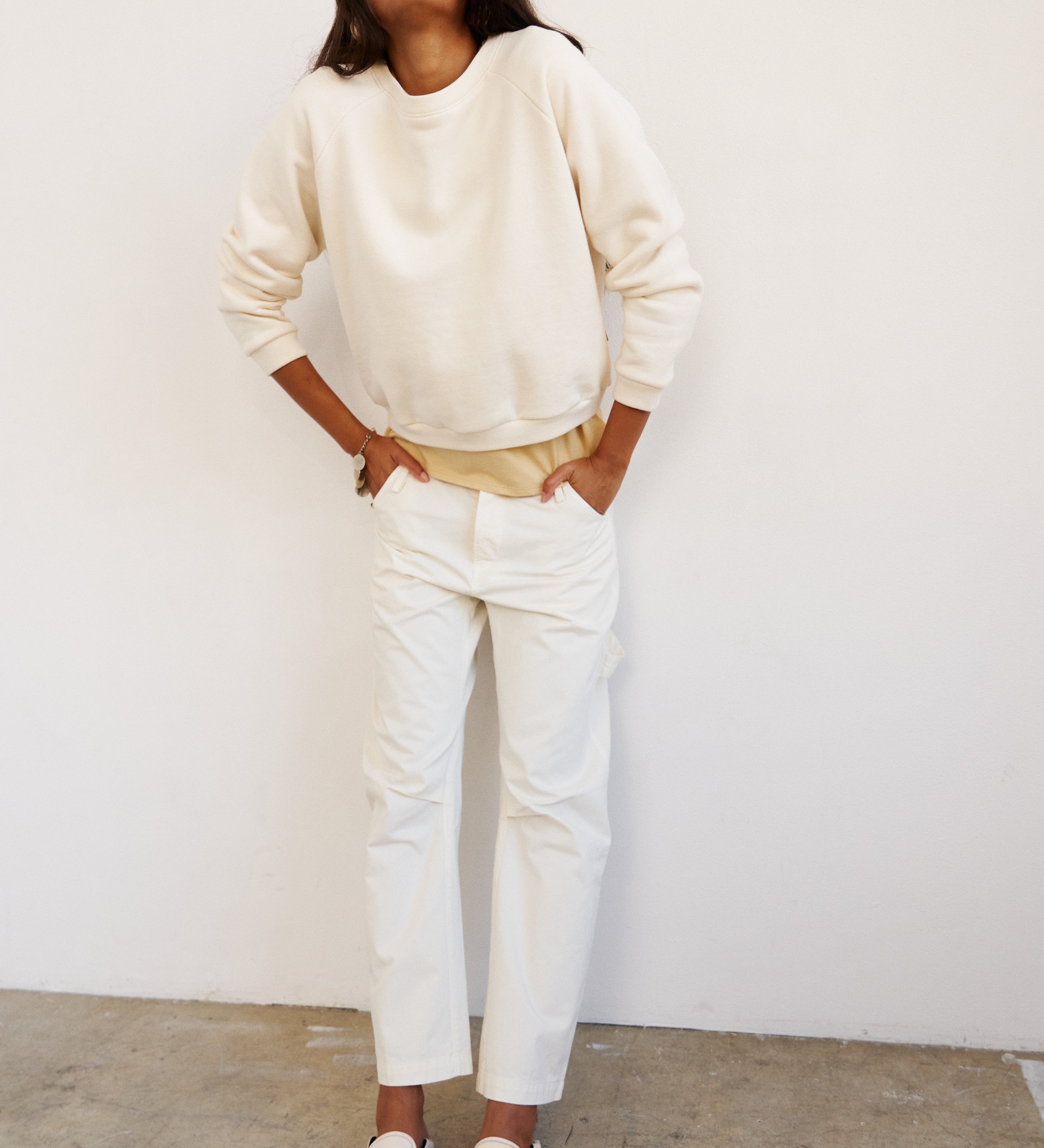 Jamie Haller - The Daily Sweatshirt in Ecru