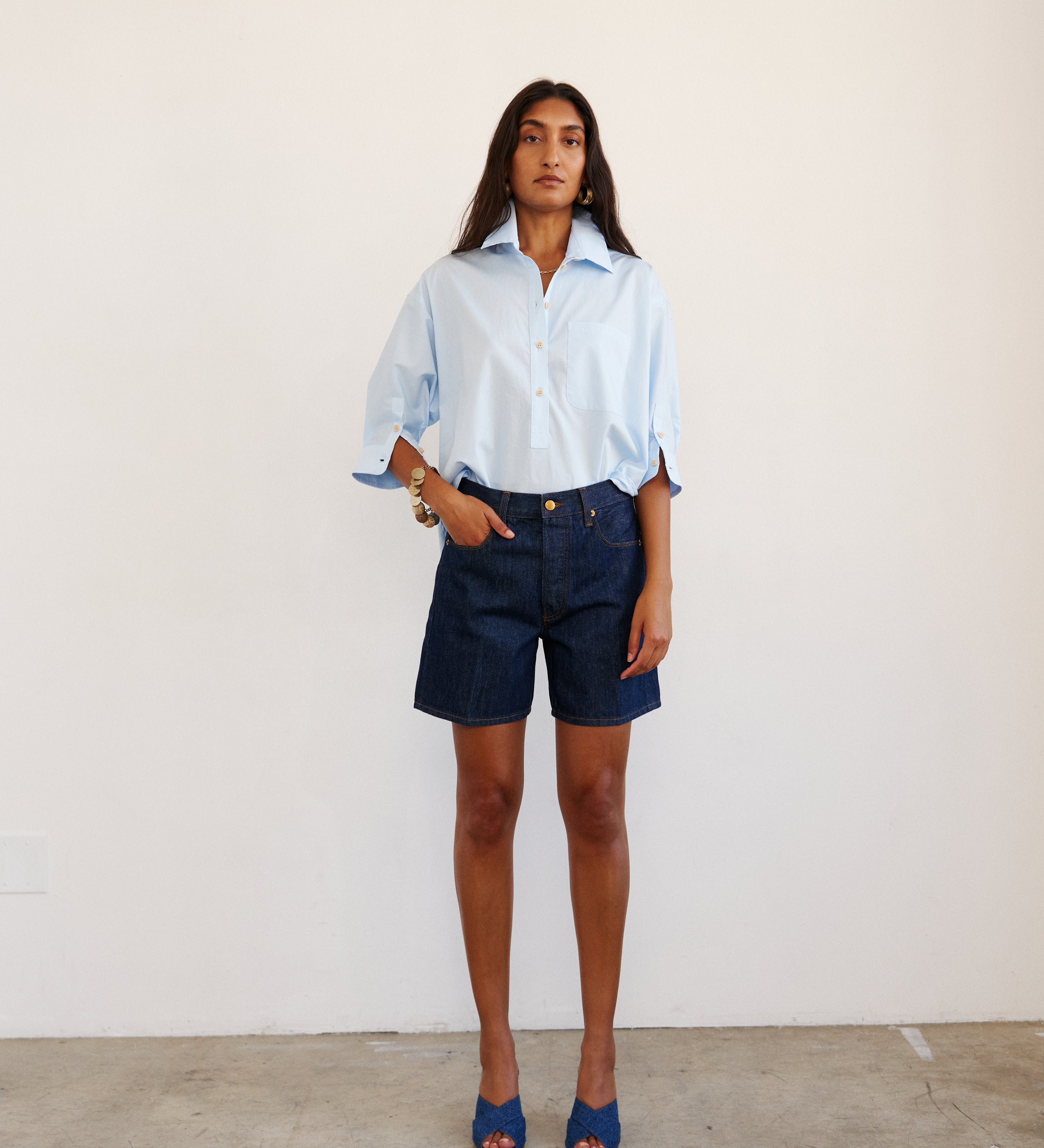 Jamie Haller - The Popover in Baby Blue
