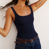 Jamie Haller - The Undershirt Rib Tank in Navy