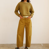 Jamie Haller - The Baggy Painter Crop in Avo