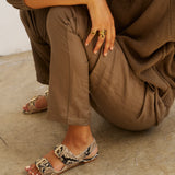 Jamie Haller - The Double Buckle Sandal in Python