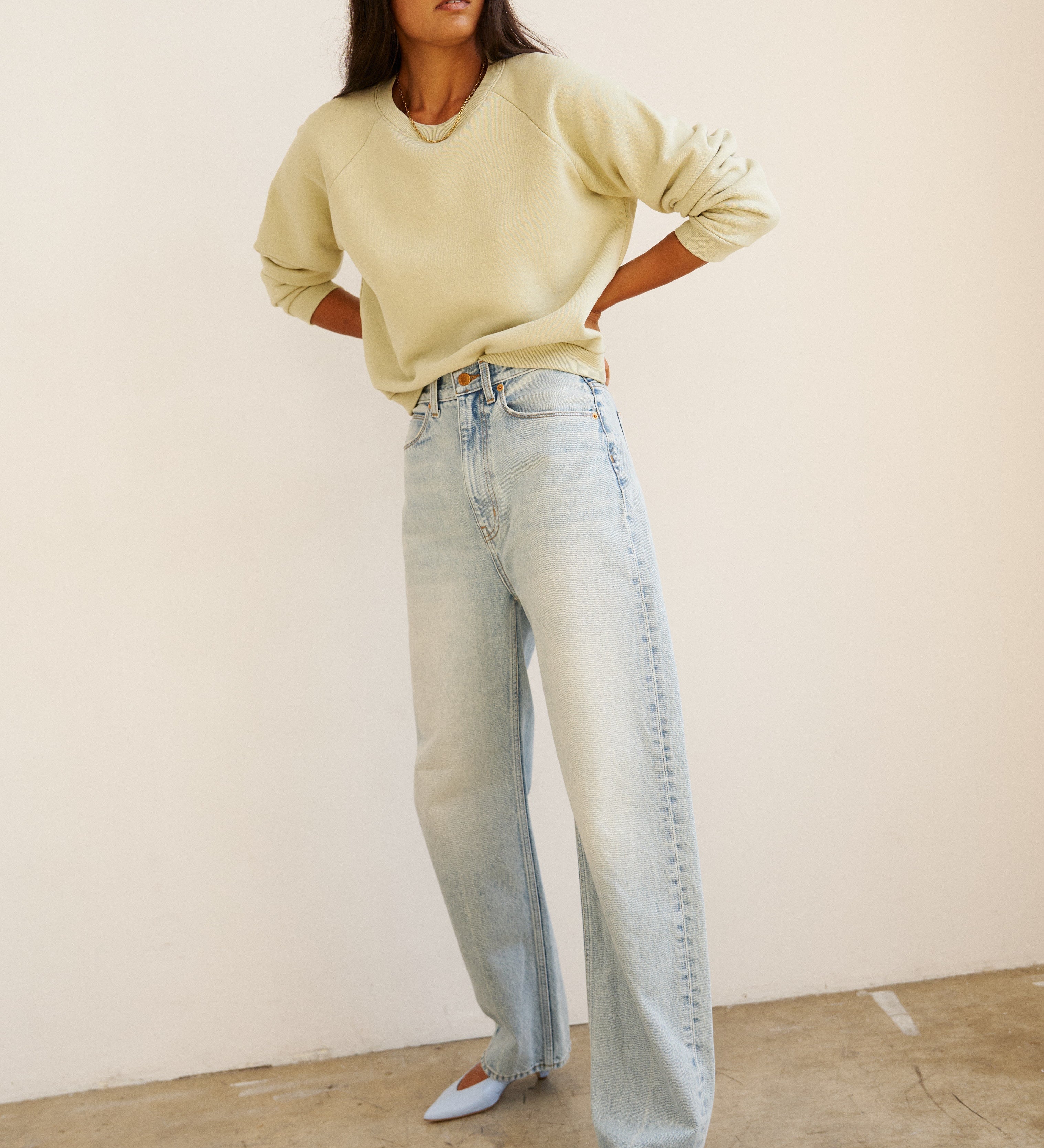 Jamie Haller - The Daily Sweatshirt in Pistachio