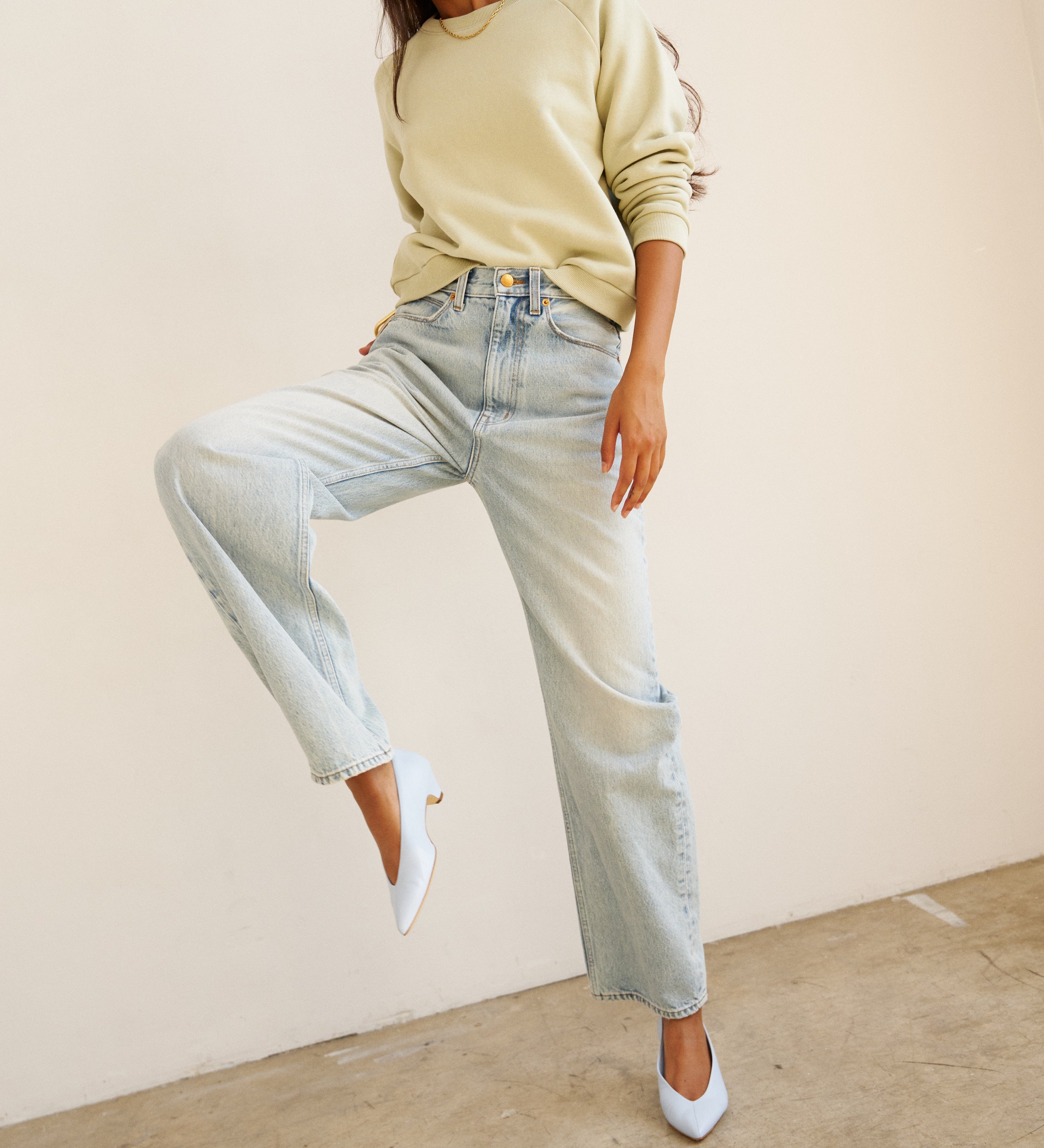 Jamie Haller - The Daily Sweatshirt in Pistachio