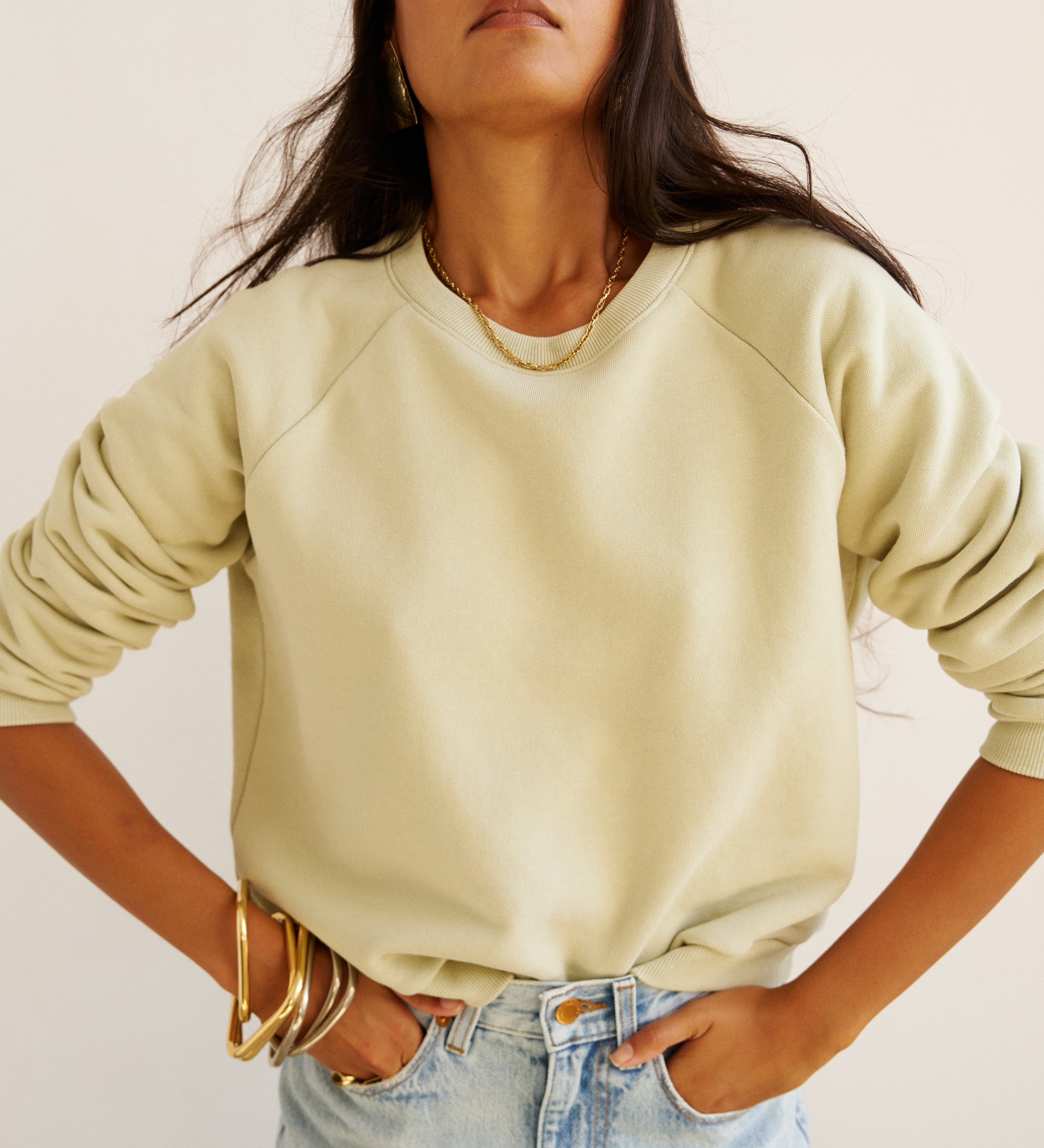 Jamie Haller - The Daily Sweatshirt in Pistachio
