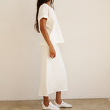 Jamie Haller - The Column Skirt in White