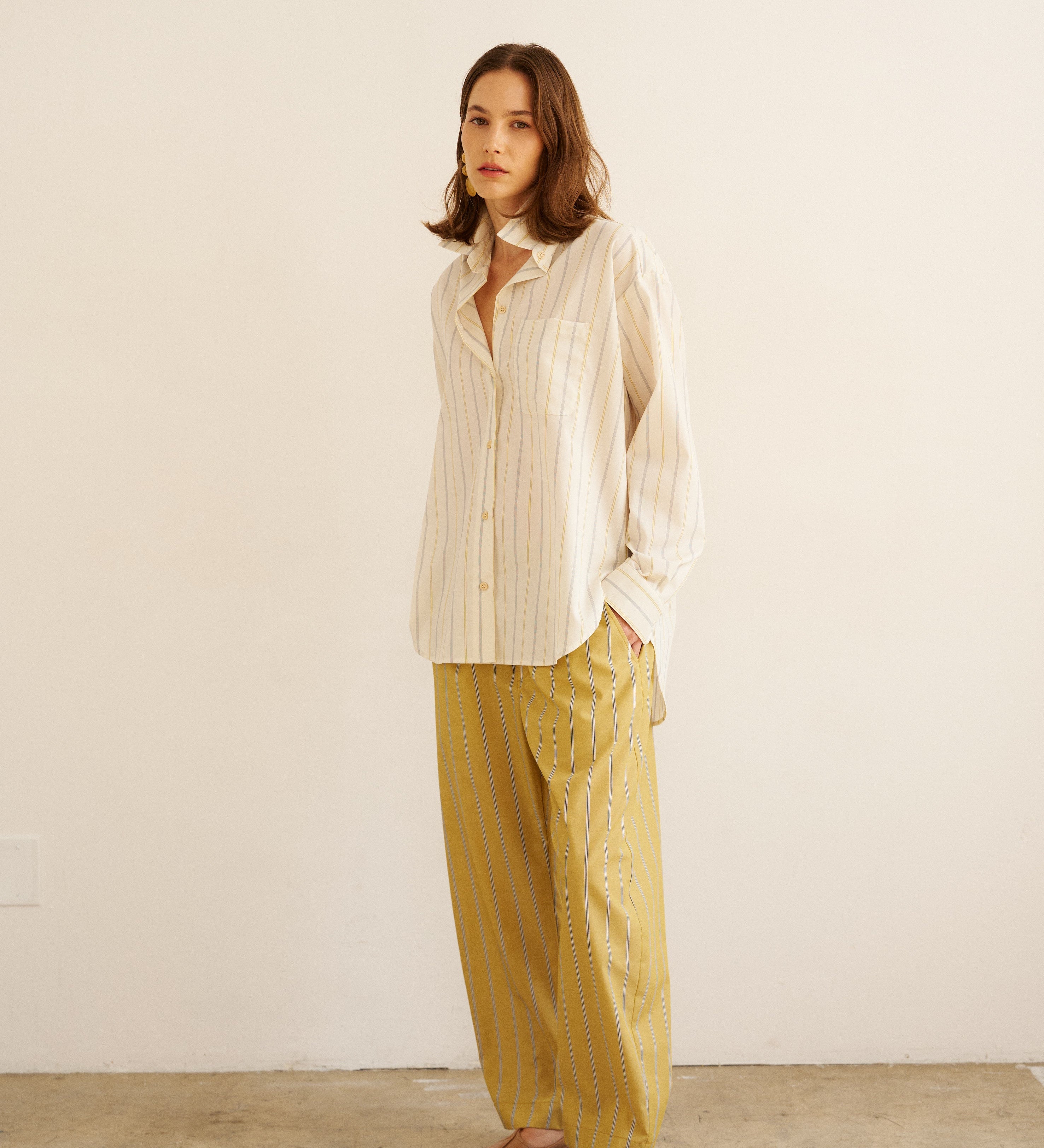 Jamie Haller - The Boxer Pant in Golden Stripe