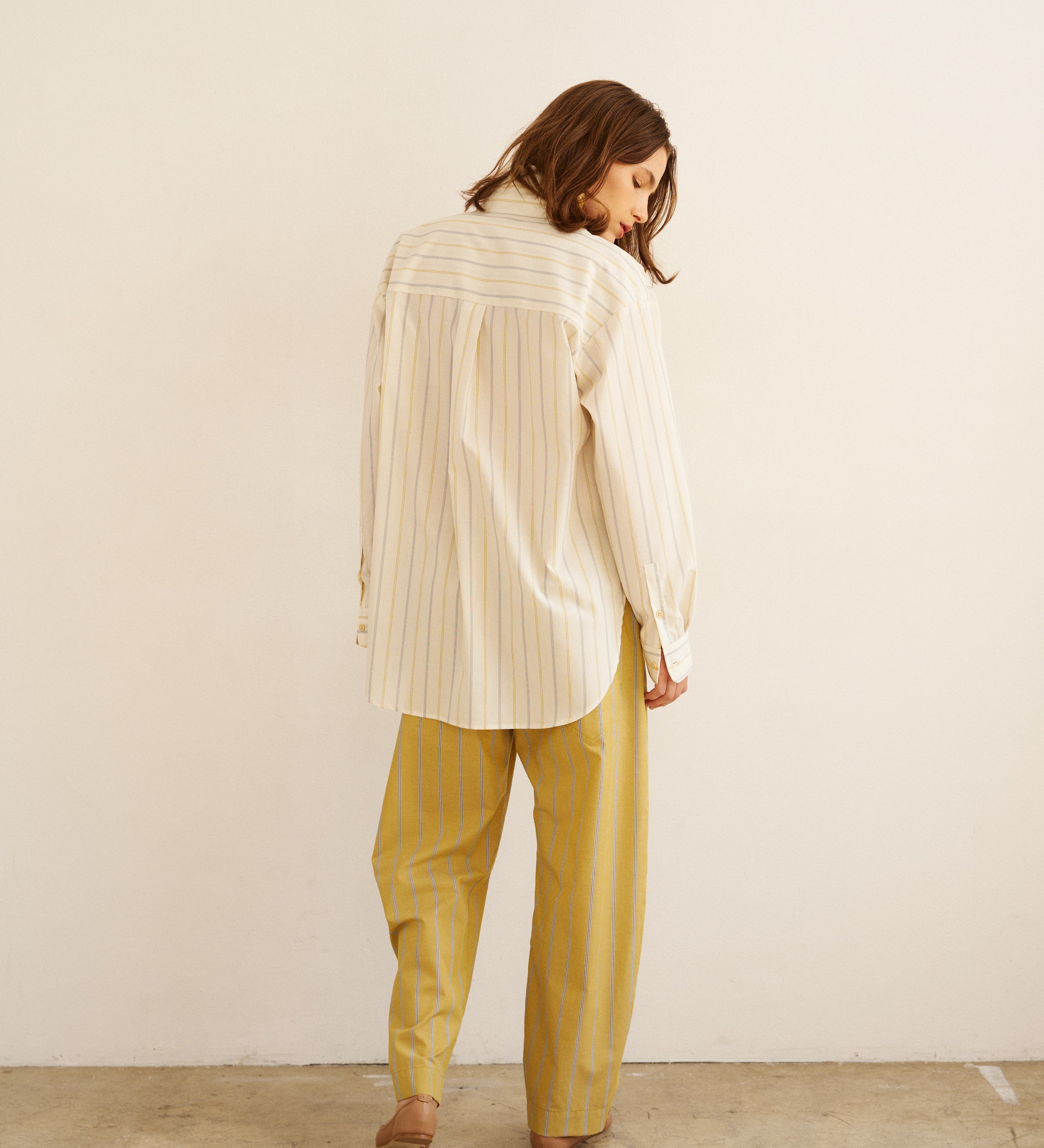 Jamie Haller - The Boxer Pant in Golden Stripe