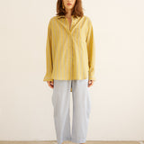 Jamie Haller - The Boxer Pant in Baby Blue Stripe