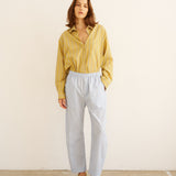 Jamie Haller - The Boxer Pant in Baby Blue Stripe