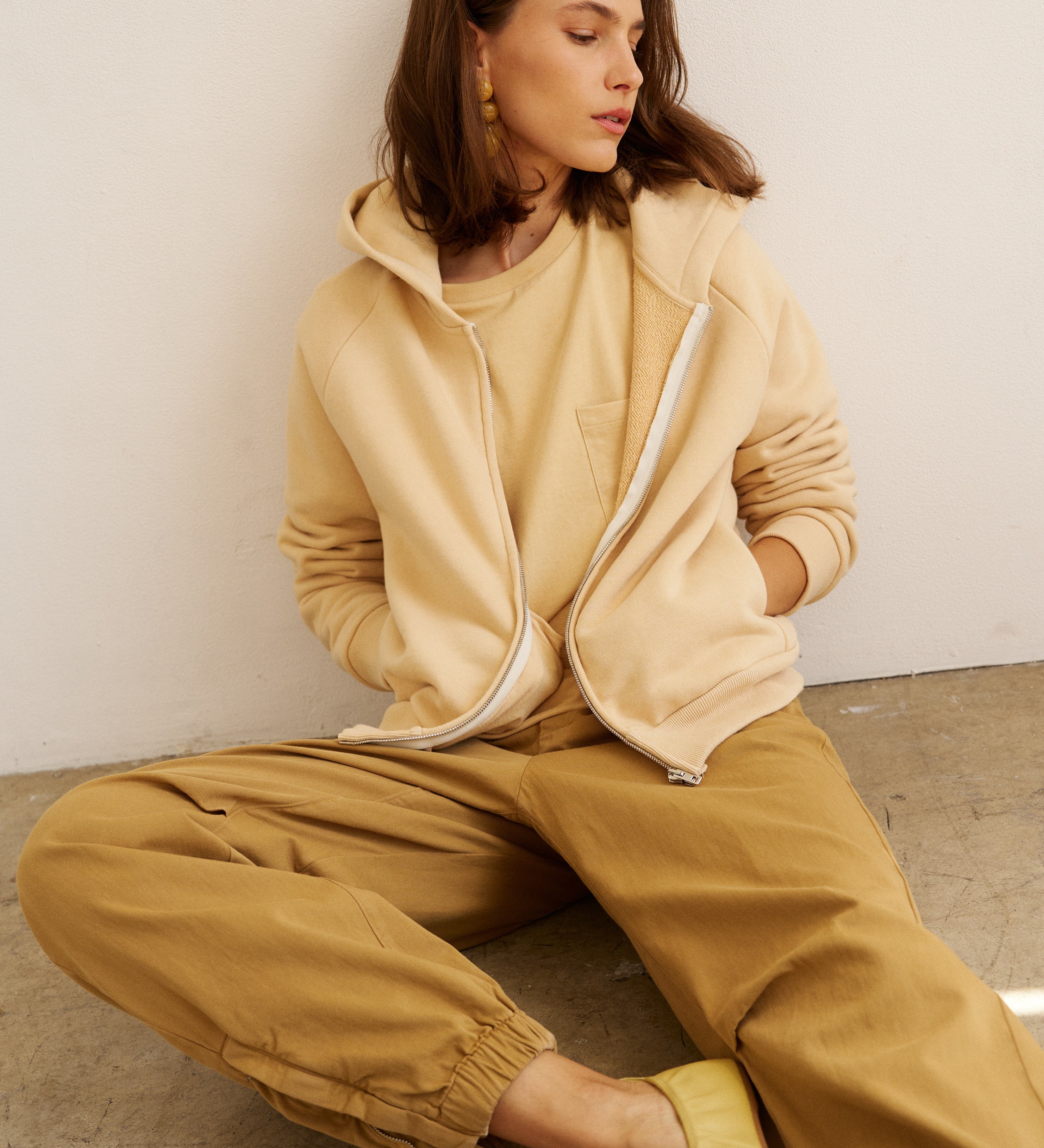 Jamie Haller - The Bird Hoodie in Butter