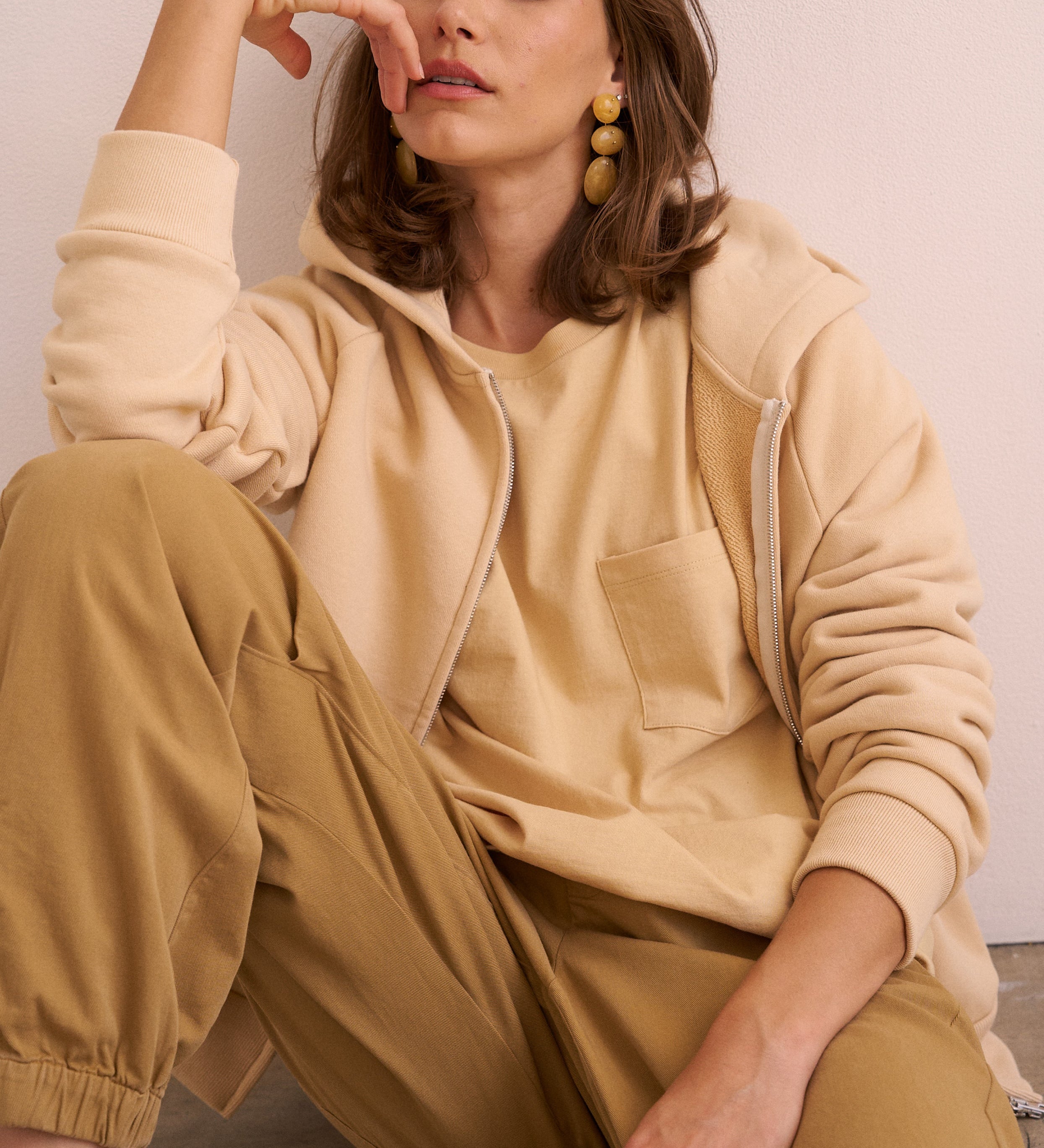 Jamie Haller - The Bird Hoodie in Butter