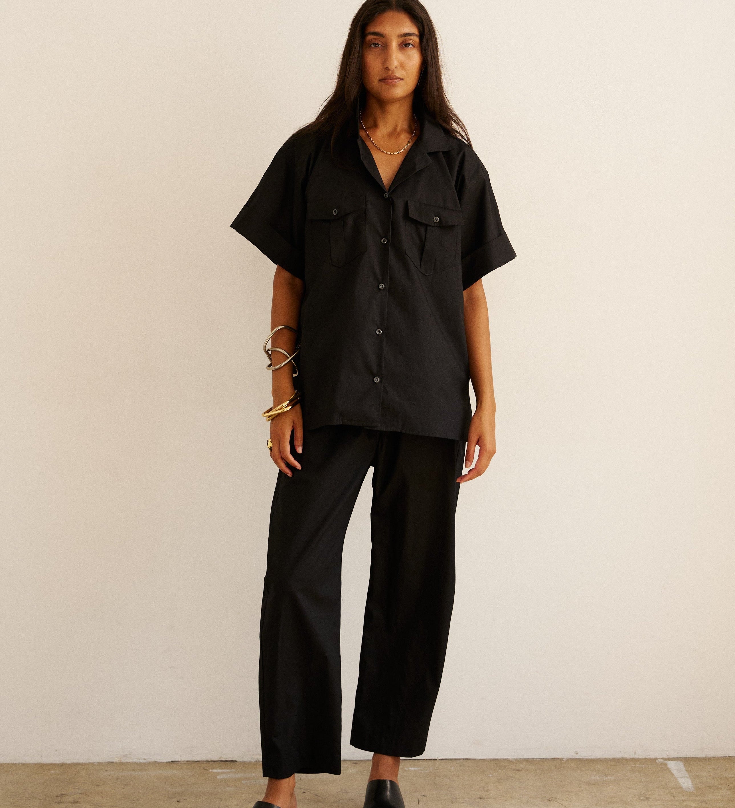 Jamie Haller - The Safari Shirt in Black