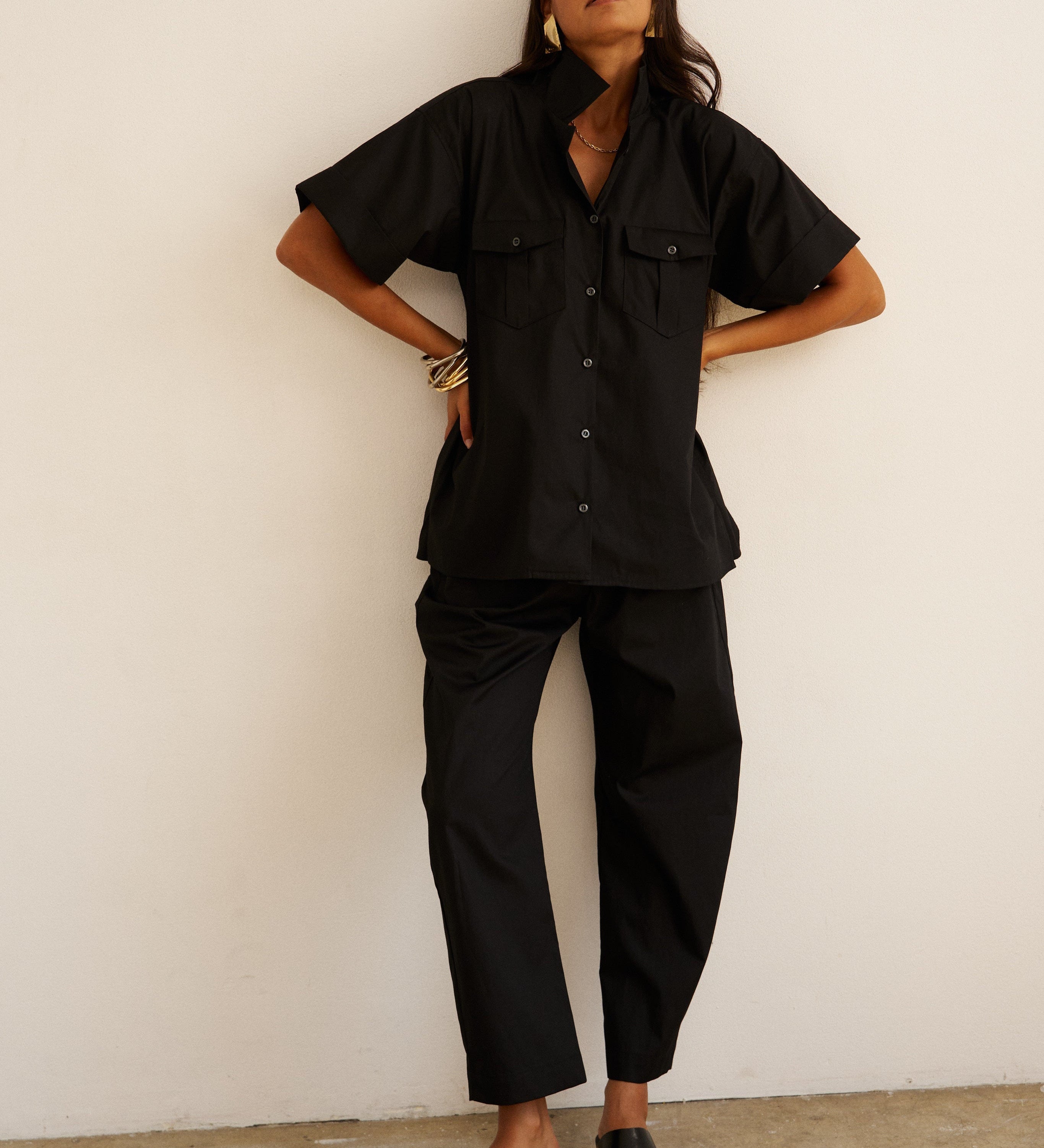 Jamie Haller - The Boxer Pant in Black