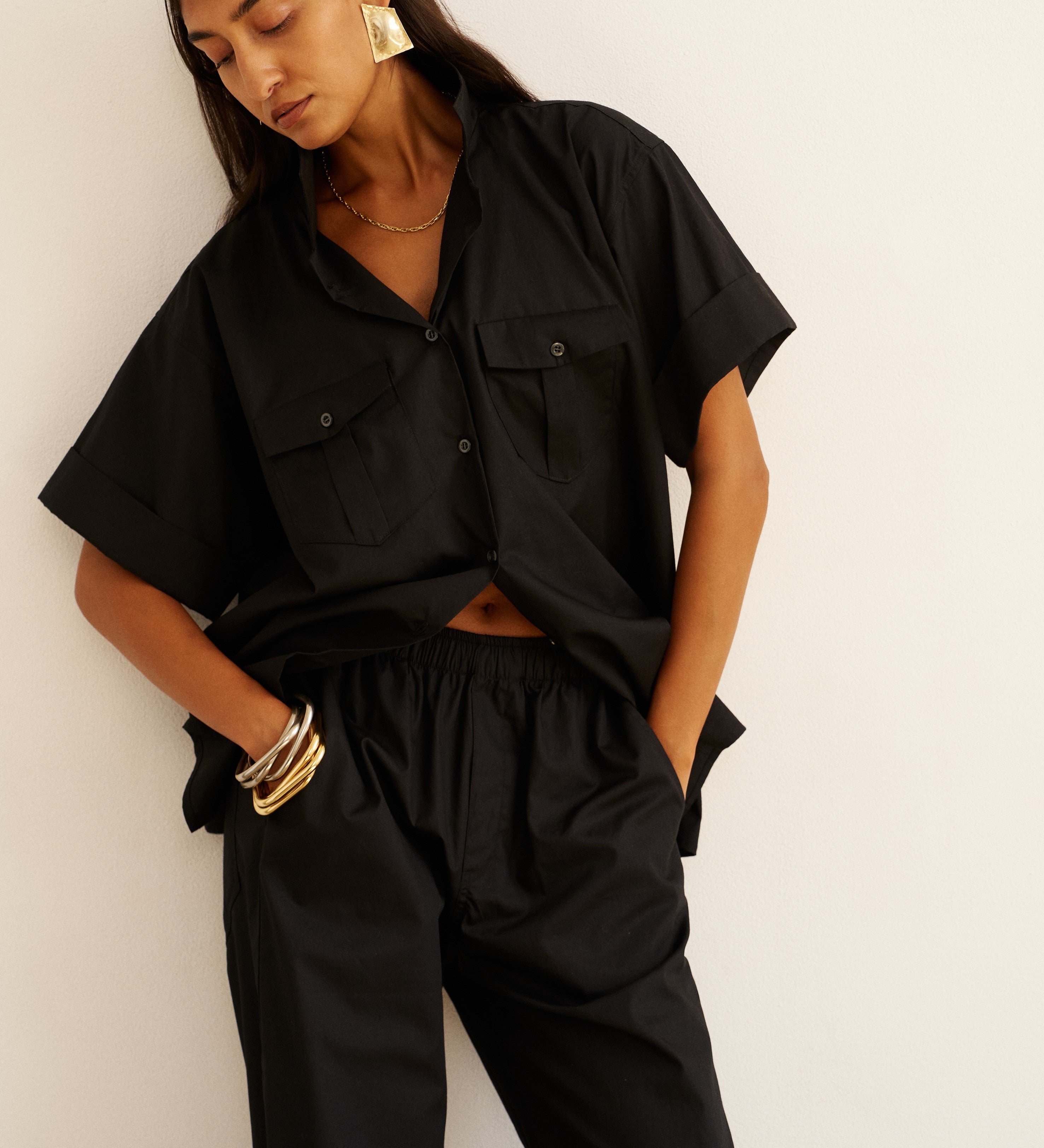 Jamie Haller - The Safari Shirt in Black