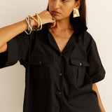 Jamie Haller - The Safari Shirt in Black