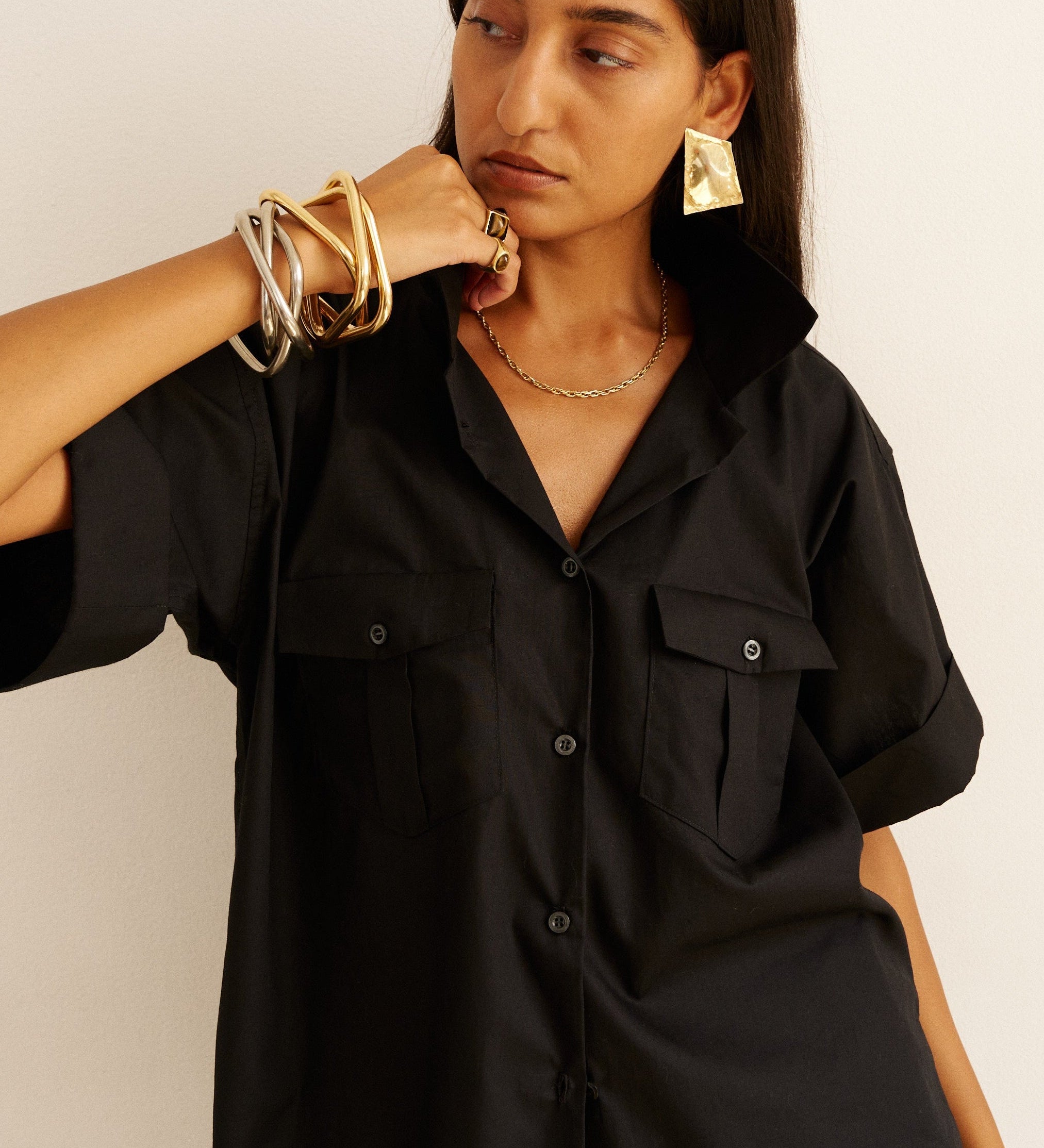 Jamie Haller - The Safari Shirt in Black