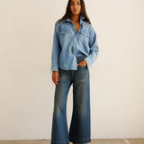 Jamie Haller - The Coming and Going Jean in Marine Indigo