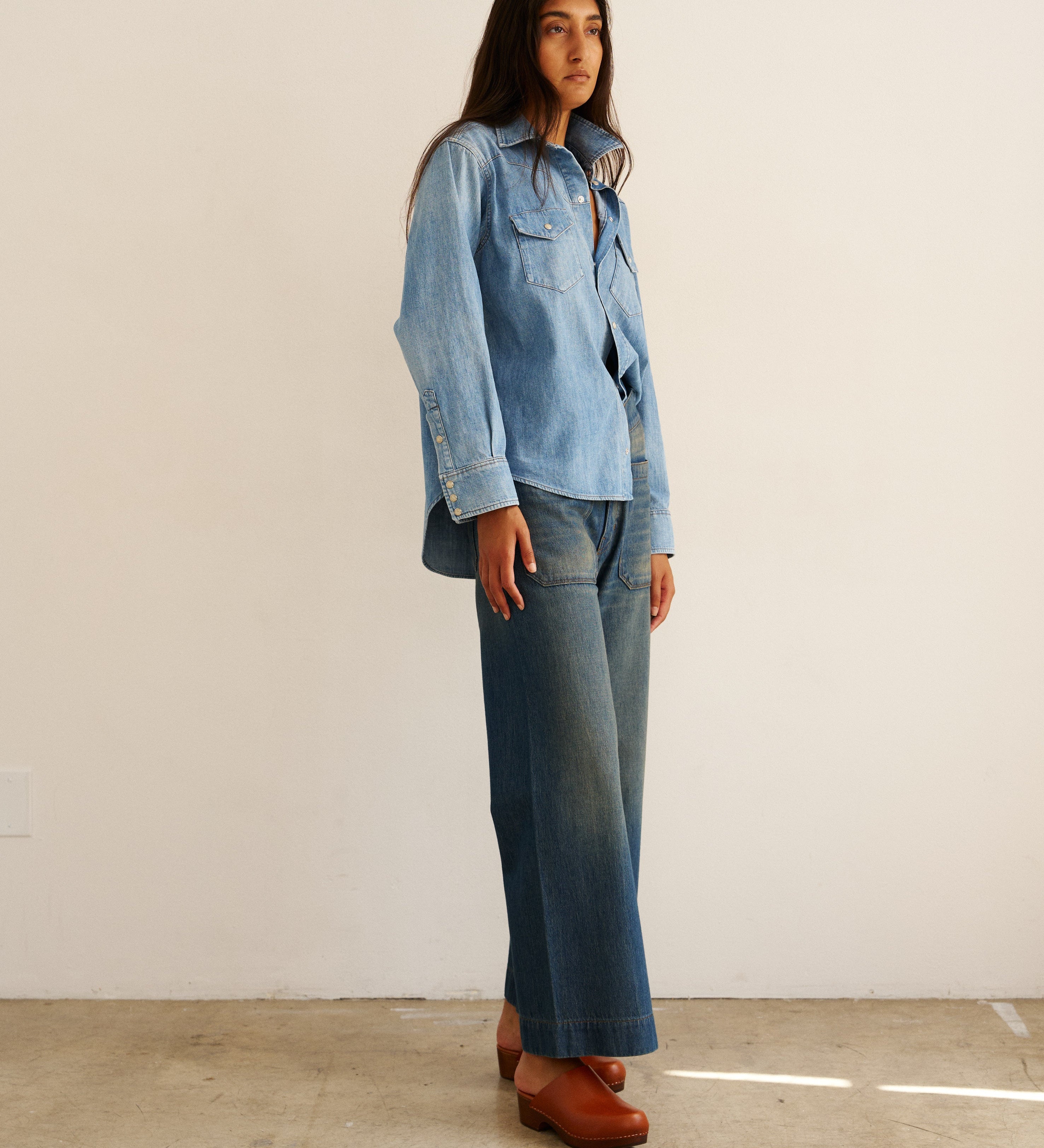 Jamie Haller - The Coming and Going Jean in Marine Indigo