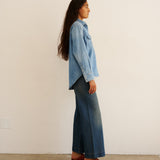Jamie Haller - The Loretta Western Shirt in Timeworn Indigo