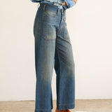 Jamie Haller - The Coming and Going Jean in Marine Indigo