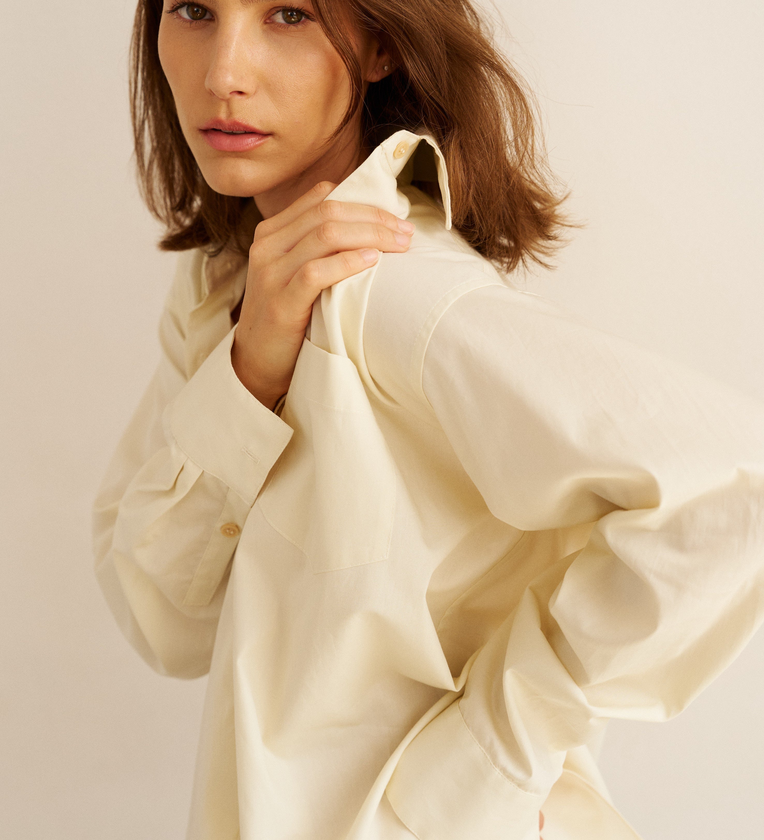 Jamie Haller - The Weekend Shirt in Ecru