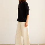 Jamie Haller - The Draped Tee in Black