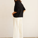 Jamie Haller - The Draped Tee in Black
