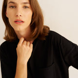 Jamie Haller - The Draped Tee in Black