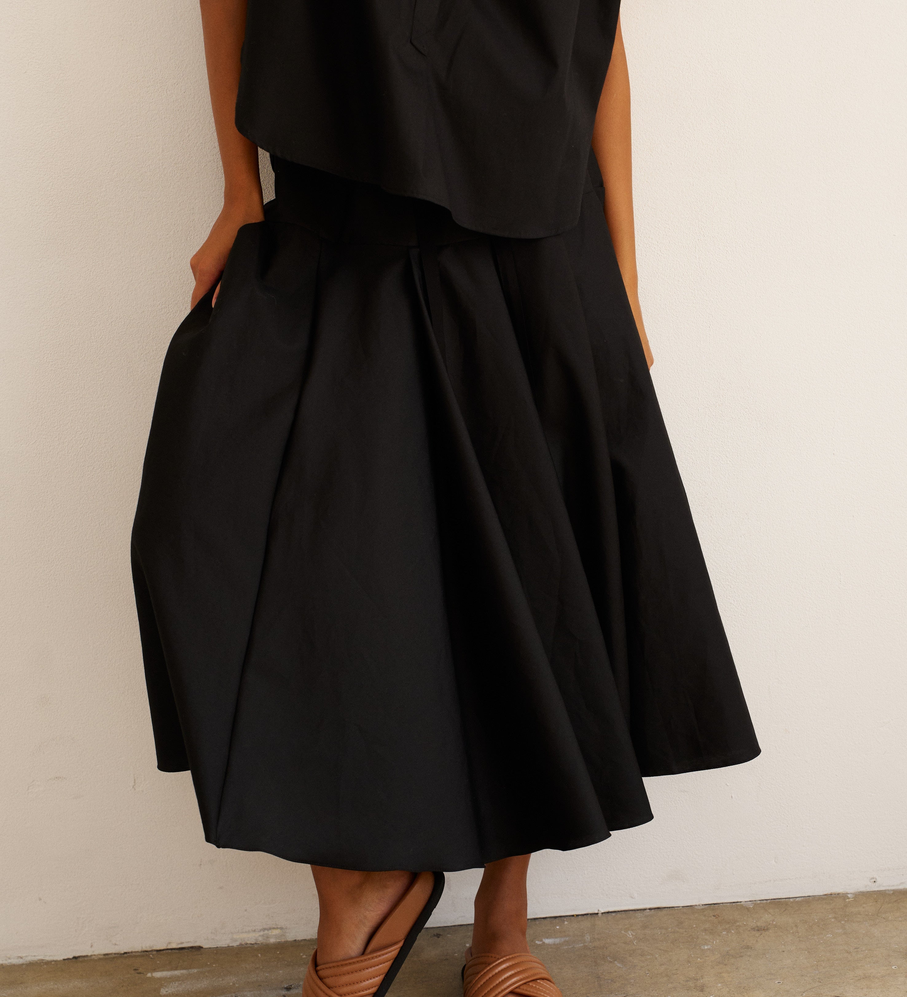 Jamie Haller - The Italian Summer Skirt in Black