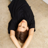 Jamie Haller - The Draped Tee in Black
