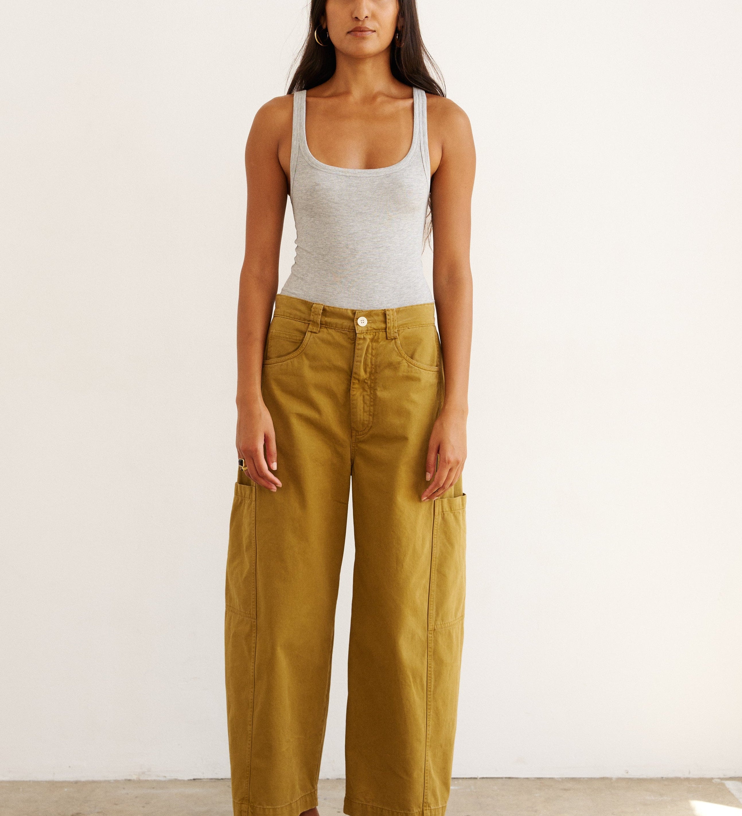 Jamie Haller - The Undershirt Rib Tank in Heather Grey
