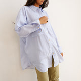 Jamie Haller - The Artist Shirt in Baby Blue Stripe