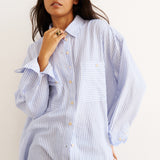 Jamie Haller - The Artist Shirt in Baby Blue Stripe