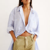 Jamie Haller - The Artist Shirt in Baby Blue Stripe