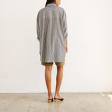 Jamie Haller - The Artist Shirt in Charcoal Stripe