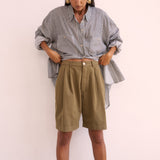Jamie Haller - The Pleat Short in Khaki