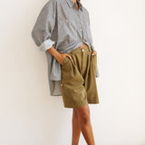 Jamie Haller - The Artist Shirt in Charcoal Stripe