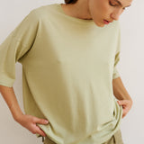 Jamie Haller - The Draped Tee in Pistachio