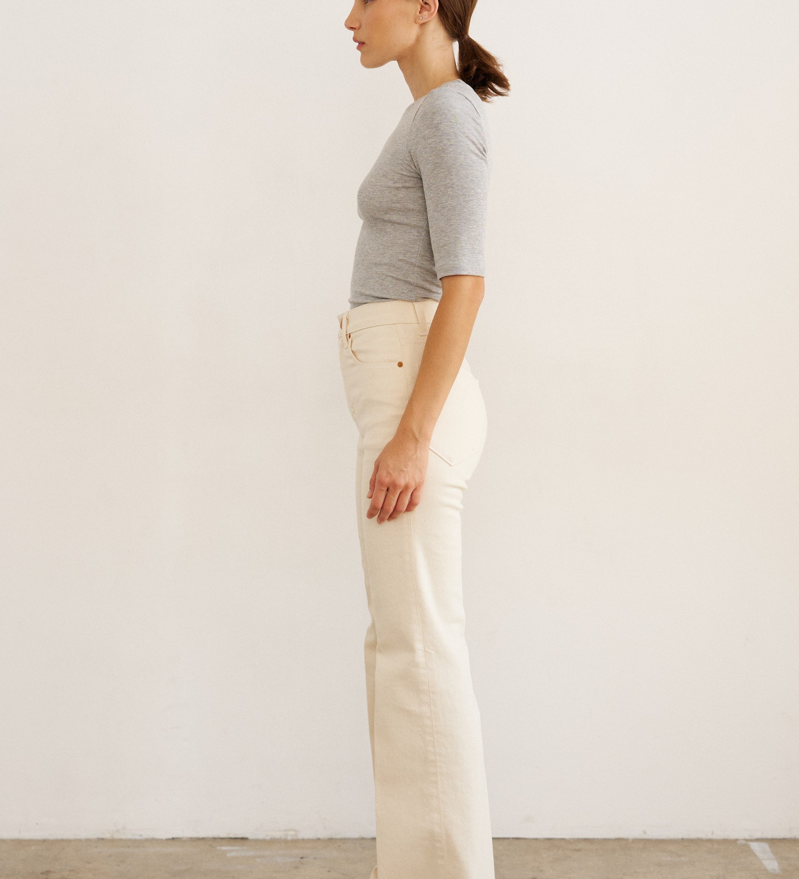 Jamie Haller - The Rib Elbow Crew in Heather Grey