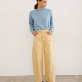 Jamie Haller - The Baggy Painter Crop in Butter