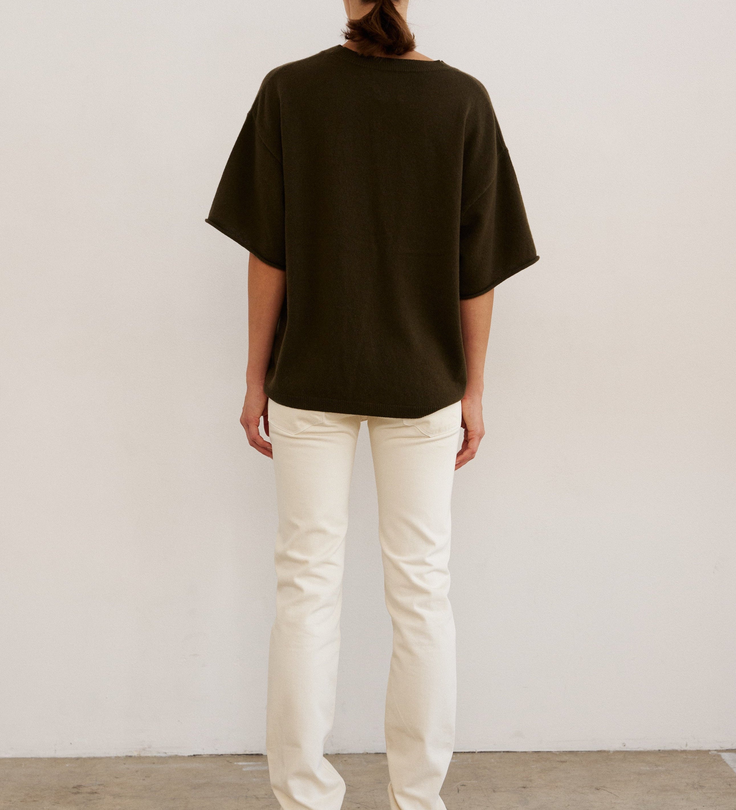 Jamie Haller - The Cashmere Tee in Loden