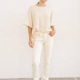 Jamie Haller - The Cashmere Tee in Creme