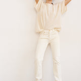 Jamie Haller - The Cashmere Tee in Creme
