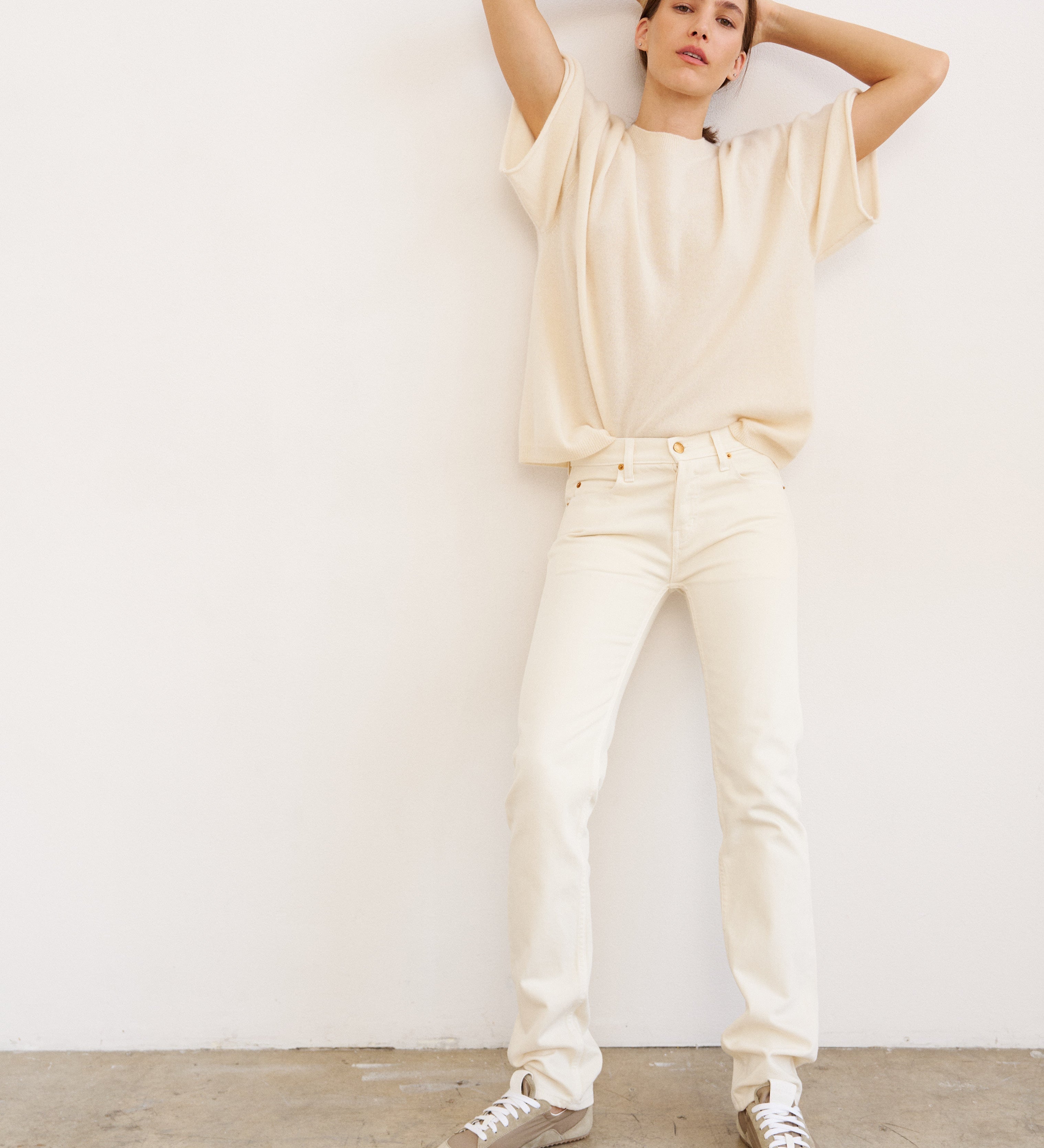 Jamie Haller - The Saccheto Sneaker in Taupe