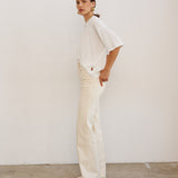 Jamie Haller - The Draped Tee in White