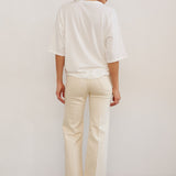 Jamie Haller - The Cotton Draped Tee in White