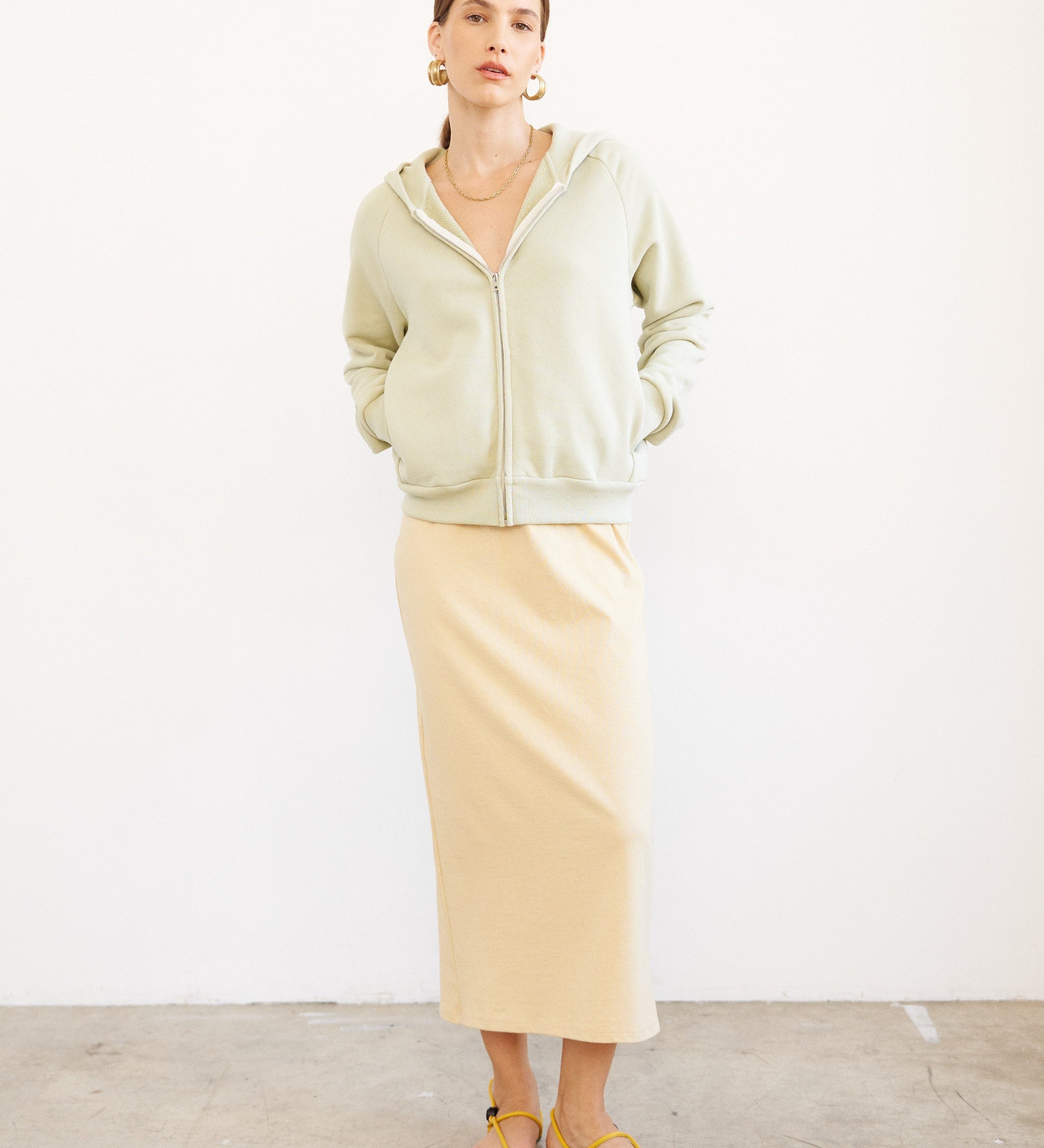 Jamie Haller - The Column Skirt in Butter