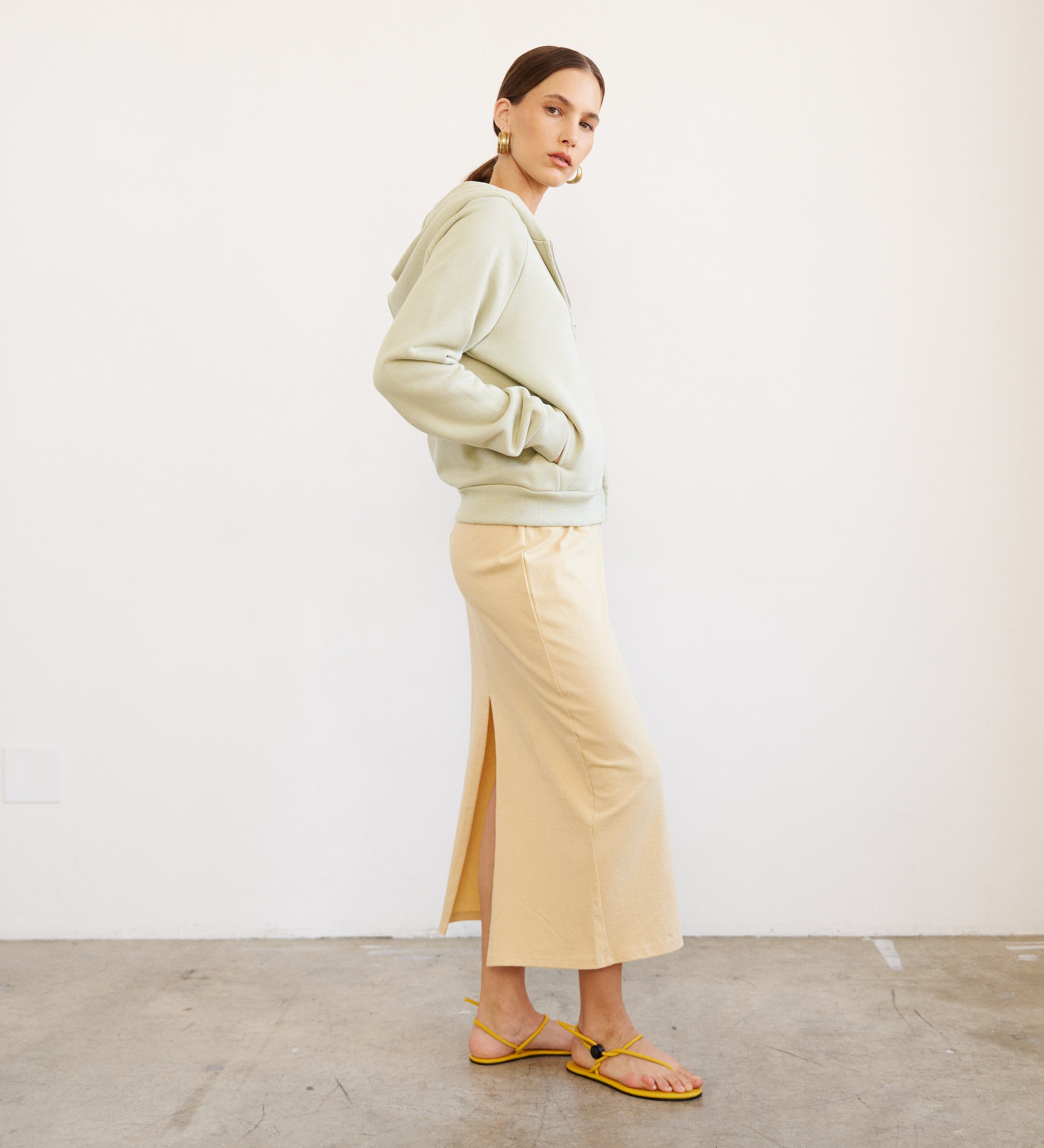Jamie Haller - The Column Skirt in Butter