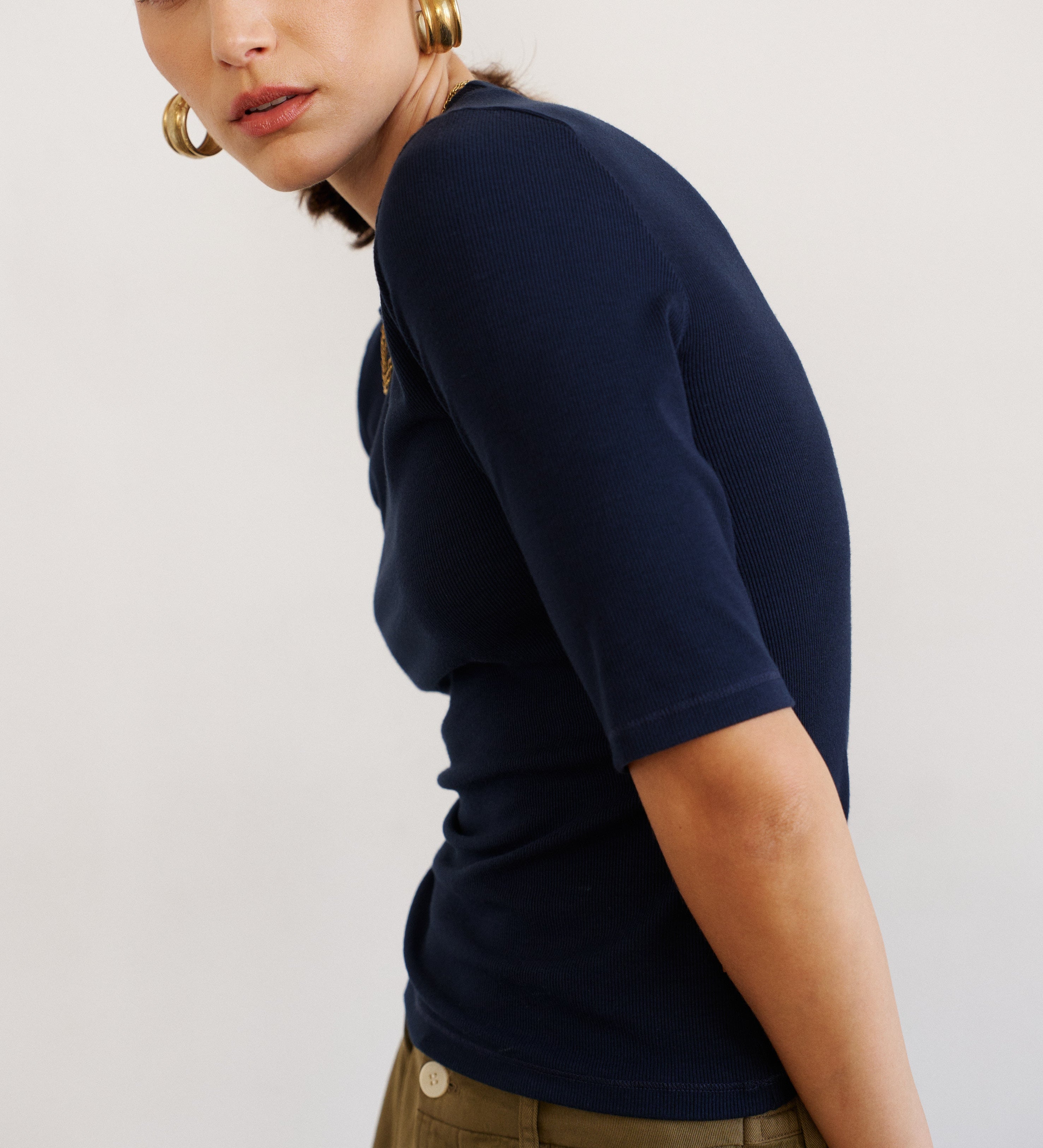 Jamie Haller - The Rib Elbow Crew in Navy