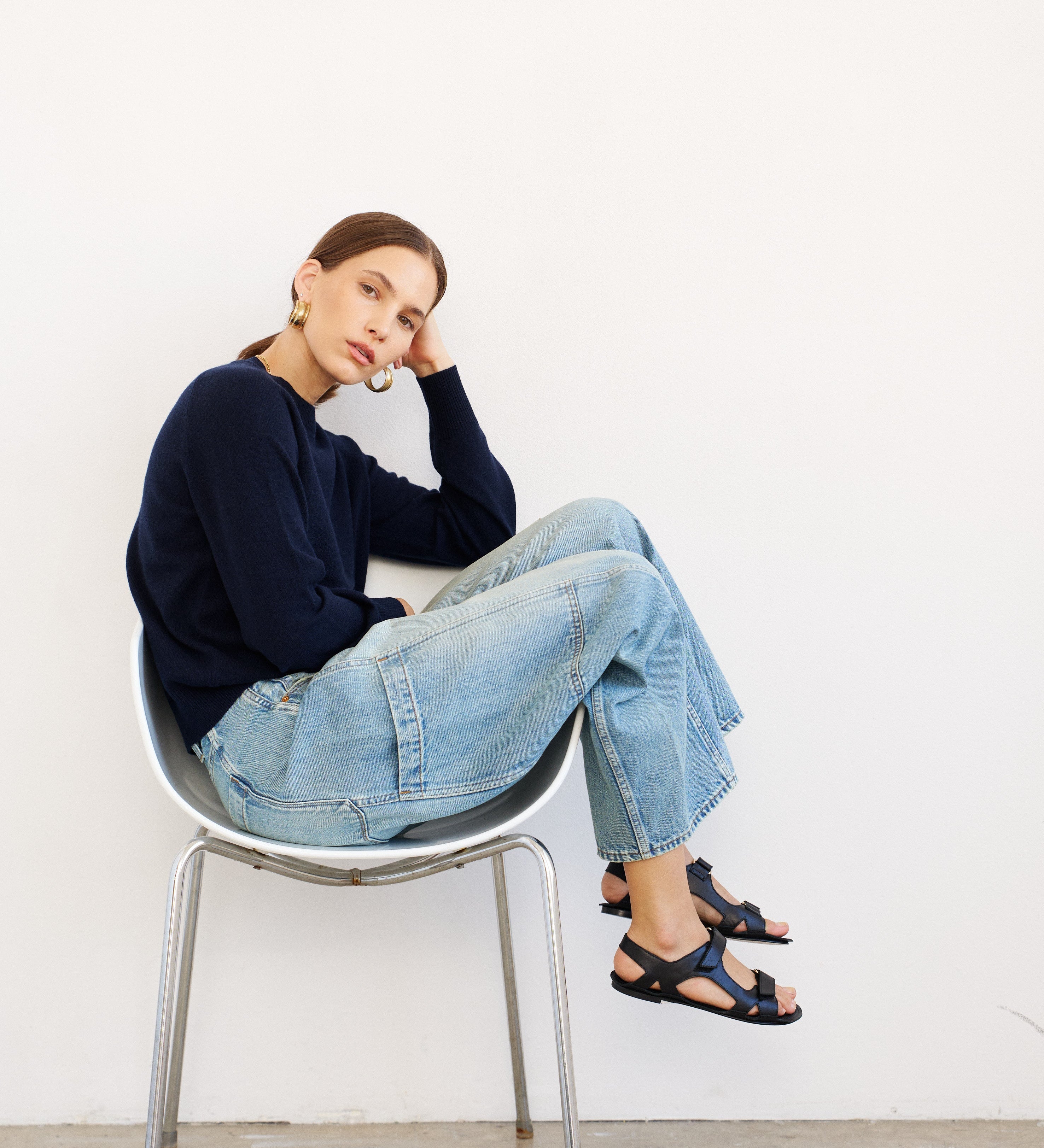 Jamie Haller - The Walking Sandal in Black